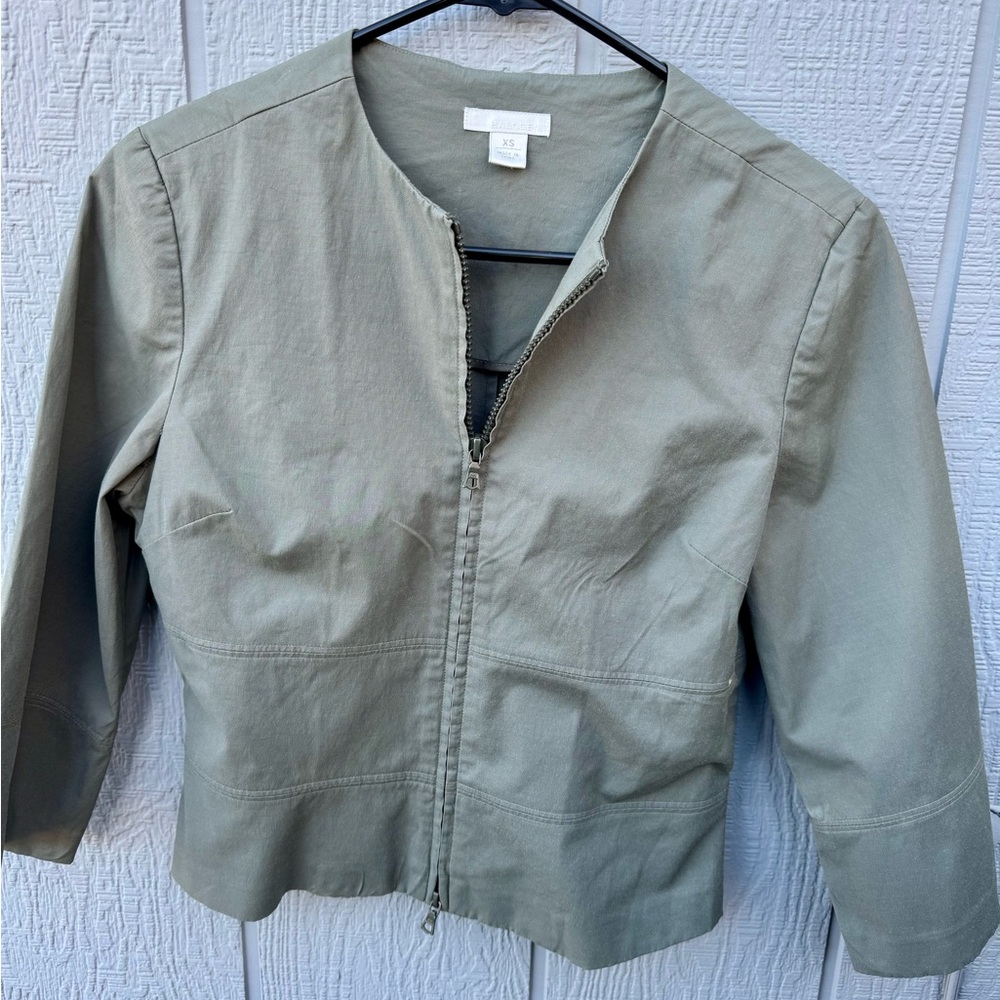 Halogen Women's Utility Jacket in Gray Size XS